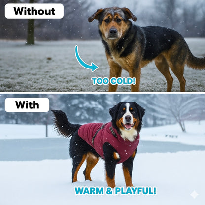 CozyPaw™ 3-in-1 Winter Dog Jacket